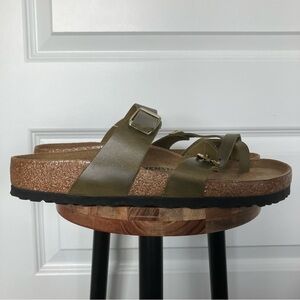 NEW Birkenstock Mayari Thong Sandals Women EU 42 US 11-11.5 Olive Green 2026-3c9